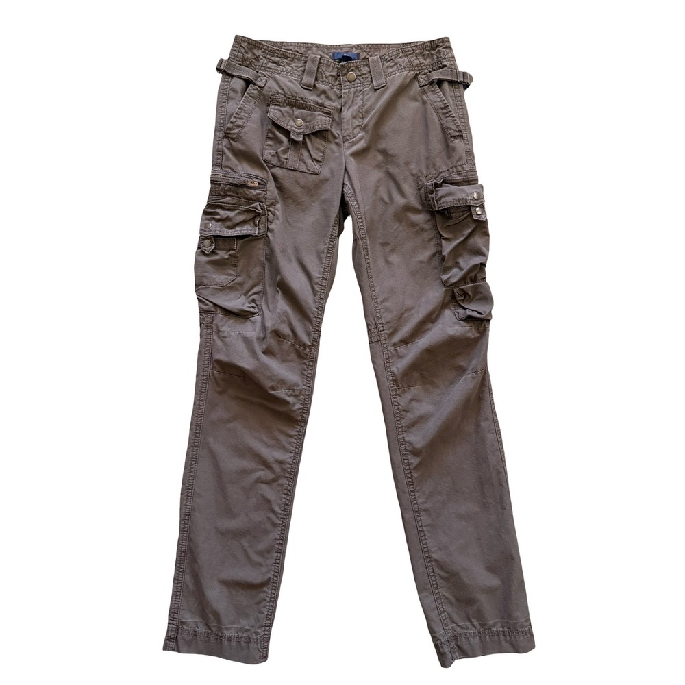 GAP Vintage‎ Cargo Pants Women's Size 0 Brown Ripstop Utility Gorpcore Y2K
